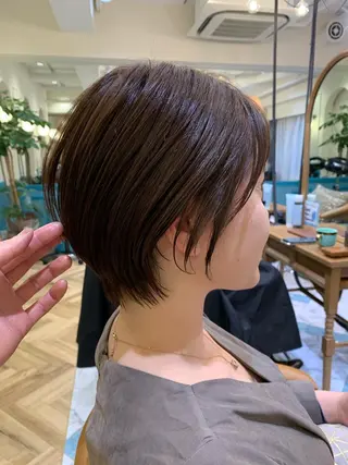 ショート レイヤー/縮毛矯正 髪質改善/e_kiのヘアスタイル