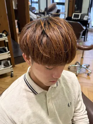 ショート メンズ 溝口 槙里也のヘアスタイル