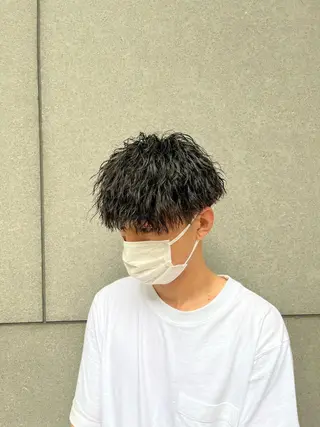 ショート パーマ メンズ 瀧野 翔吾【メンズ特化】のヘアスタイル