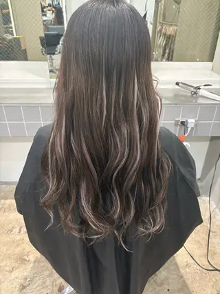 ロング るかハイトーンピンク カラー/プルエクステのヘアスタイル