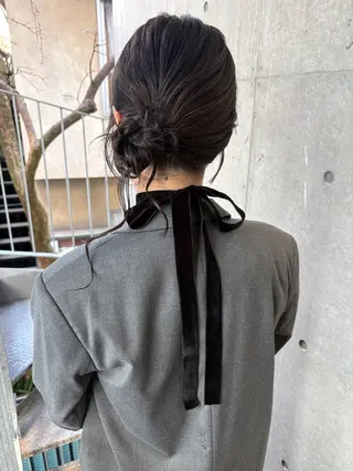 セミロング ヘアアレンジ yuuna/ ハッシュカット🎀のヘアスタイル