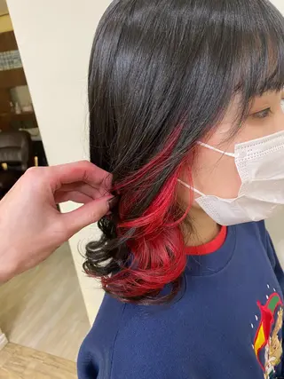 カラー SALOWIN栄 高須大貴のヘアスタイル