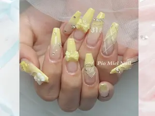 ネイル HANA 長さだしのネイルデザイン