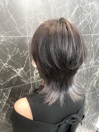 ミディアム 【𝐀𝐬𝐡大森】 石崎竜祐のヘアスタイル