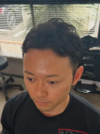 ショート メンズ 蜂須賀 輝のヘアスタイル