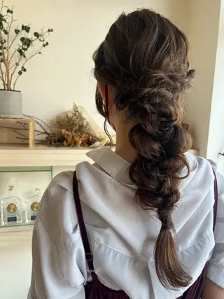 ロング 韓国風🌷✨ 守屋紗希のヘアスタイル