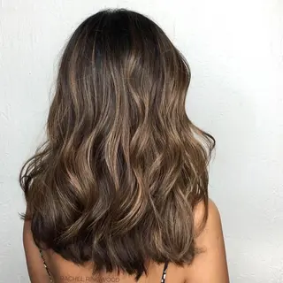 ミディアム カラー ヘアアレンジ Yoshida Yuriのヘアスタイル