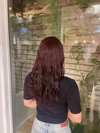 カラー 暖色カラー/レイヤー 唯菜 ﾕｲﾅのヘアスタイル