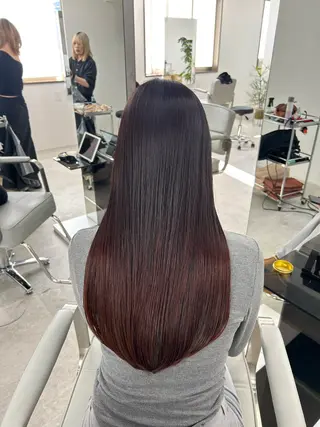 ロング カラー ♡透明感/艶カラー /haruka♡のヘアスタイル