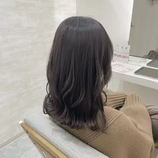 ミディアム カラー 髪質改善&ヘアケア /菊池琉那のヘアスタイル