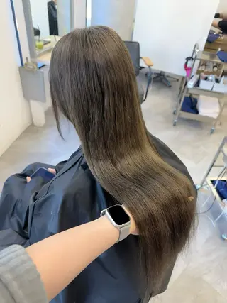 ロング カラー ヘアアレンジ Himawari♡ 柔らかいカラーのヘアスタイル