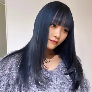 ロング カラー デザインカラー 🥨HAZUKiのヘアスタイル