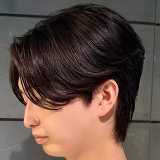 メンズ センターパート特化/ メンズカット/ヒロキのヘアスタイル