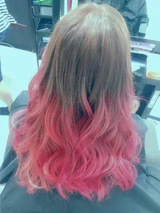 ショート ミディアム セミロング ロング カラー UNDER vr 【アンダーバー】のヘアスタイル