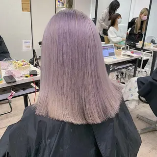 ミディアム カラー 🦄ハイトーンカラー 🦄まるおしょうのヘアスタイル