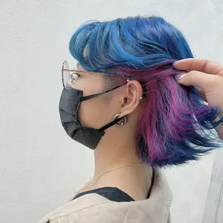 カラー 井上 花音のヘアスタイル