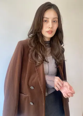 ロング 顔まわりカット/金山 /大園芽依のヘアスタイル