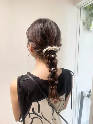 セミロング ヘアアレンジ コトミ【メンズ特化】 女子ウケ提案🫶🏻のヘアスタイル