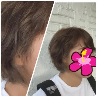 ショート カラー 【髪質改善】 夏目結以のヘアスタイル