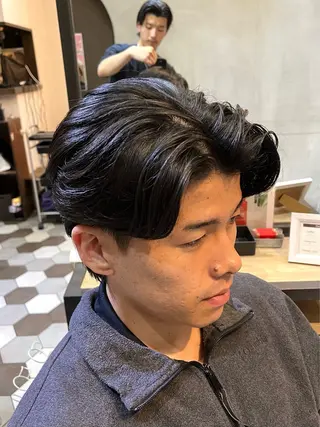 ショート パーマ メンズ 梅田/メンズ専門 ／加地光尊のヘアスタイル