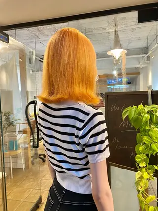 ミディアム カラー ブリーチ特化🌺★ あや🌵のヘアスタイル