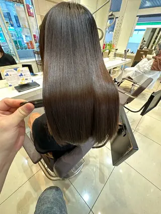 セミロング 華澄🌸カラーモデル 縮毛モデル募集中🌸のヘアスタイル