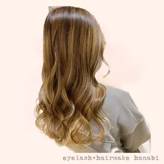 ロング ヘアアレンジ e.h.hanabi mizukiのマツエク・マツパデザイン