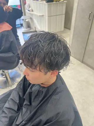 パーマ メンズ SENA 再現性 パーマと縮毛矯正のヘアスタイル