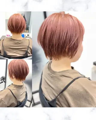 ショート カラー ショートヘア、ボブ こやさん　コヤマのヘアスタイル