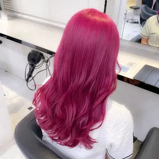 カラー girlな暖色ヘア 🪽🫧ハルナ🎀のヘアスタイル