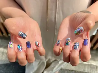 ネイル Nail salon Cielel⟡Ayaのネイルデザイン