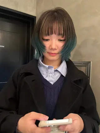 ショート カラー デザイン/アレンジ ❤︎イシイレイのヘアスタイル