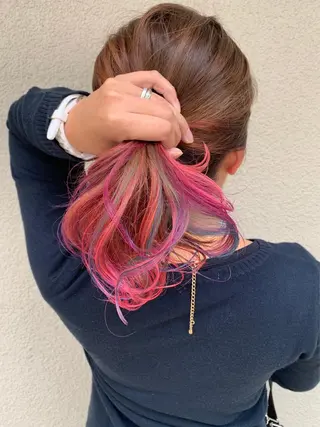 セミロング カラー Freez狭間 裕美のヘアスタイル