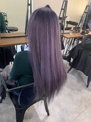 カラー パーマ ロング ヘアアレンジ メンズ ネイル マツエク・マツパ キッズ カラー特化サロン Eir心斎橋のヘアスタイル