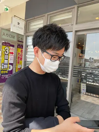 ショート メンズ 田中   麗彩也のヘアスタイル