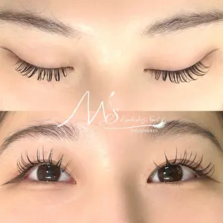 マツエク・マツパ M's(ミス)所属・M's(ミス) LEDマツエクさくらのマツエク・マツパデザイン