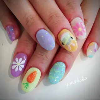 ネイル パラジェル有/ 長さだし/mahoのネイルデザイン