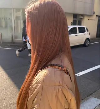 ロング カラー ハイトーン/デザイン hirokiのヘアスタイル