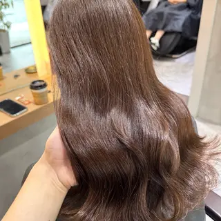 ロング カラー ヘアアレンジ ブリーチなしカラー /新百合ヶ丘/安形翔のヘアスタイル