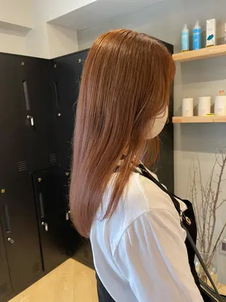 セミロング カラー hazuki 🌝のヘアスタイル