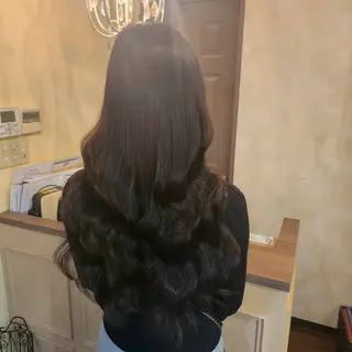 ロング ヘアアレンジ MagicMush ✴︎シールエクステのヘアスタイル