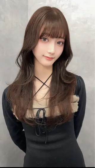 セミロング NUMBER 天王寺YUYAのヘアスタイル