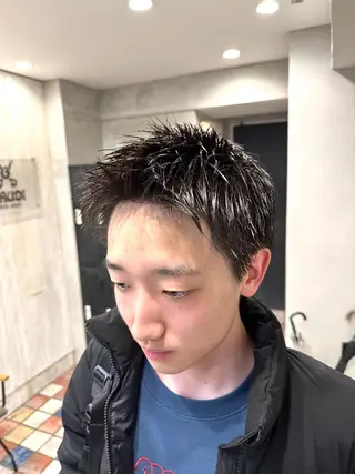 ショート メンズ 梅田中崎町メンズ 美容師ユースケのヘアスタイル