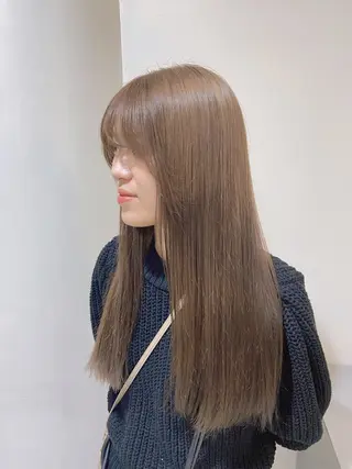 ロング カラー 浅野 匠のヘアスタイル