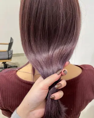 セミロング カラー mir MIYUのヘアスタイル