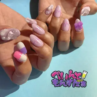 ネイル ぺいんともんすたぁ 鶴橋のネイルデザイン