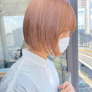 ミディアム カラー 🌱大人ハイトーン RENのヘアスタイル