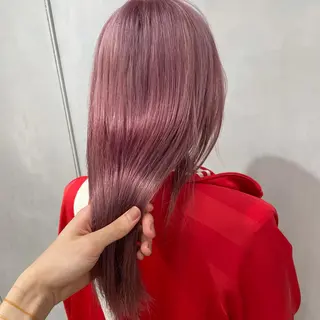 セミロング 🔷ダブルカラーハイ トーン🔷櫻井走のヘアスタイル