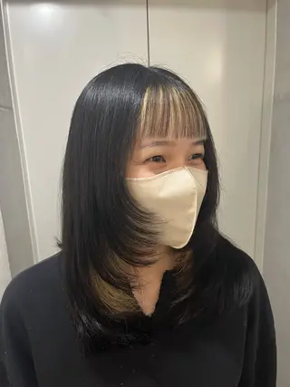 ミディアム カラー 牧野瀬 圭吾のヘアスタイル