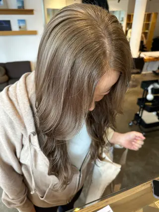 ロング カラー レイヤー/ナチュラル 💐nao.のヘアスタイル